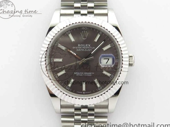 MiroTime 0207 DateJust 41mm 126334 SS BP Maker 1:1 Best Edition New Version Gray Dial on Jubilee Bracelet HighPerformance 3029